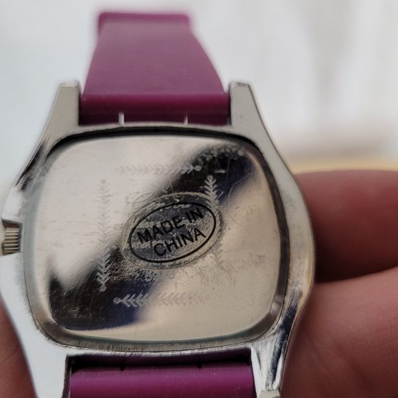 Geneva Watch Lot of 3 Purple Silicone Bands Untested No Batteries For Parts Asst - Picture 8 of 10